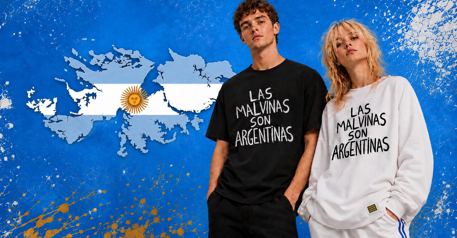 Las Malvinas son argentinas — remera y buzo de Samcro Remeras