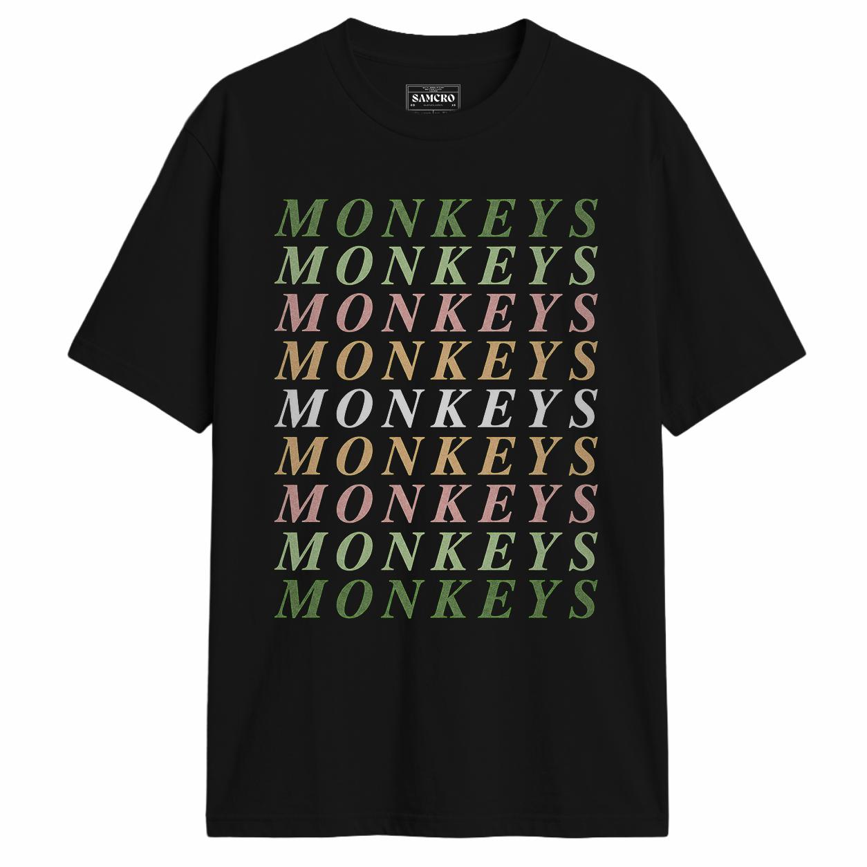 Arctic Monkeys - Monkeys X Millinsky en color Negro — vista frontal