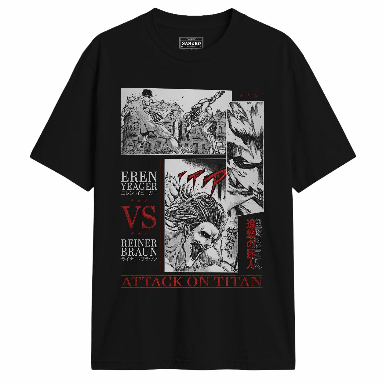 Attack on Titan - Eren VS Reiner Battle Sequence