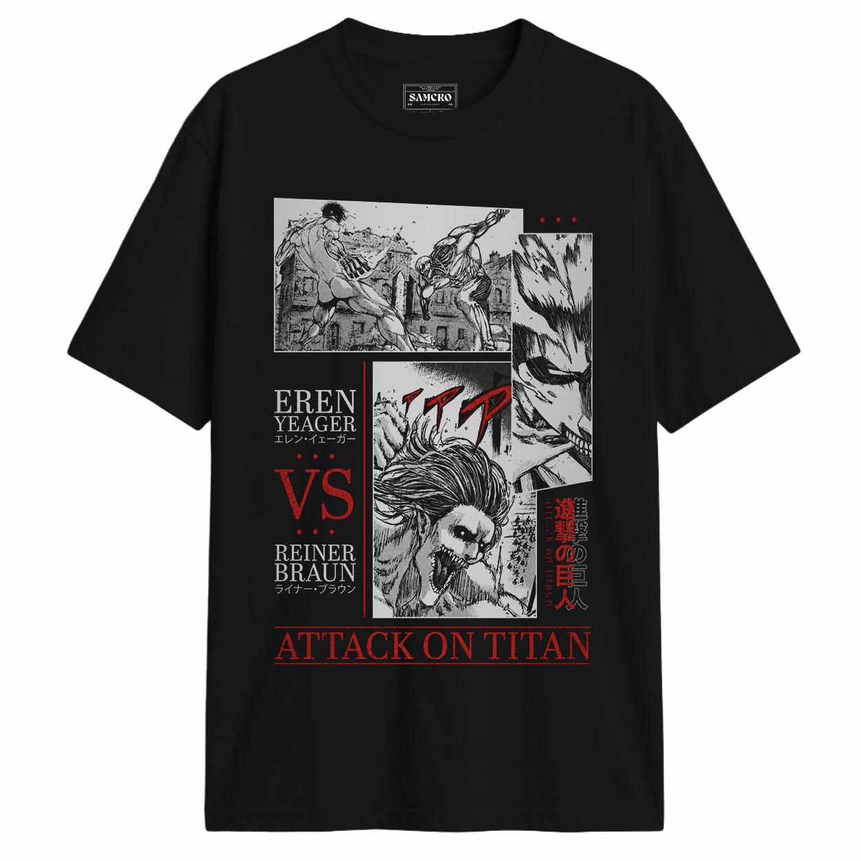 Attack on Titan - Eren Yeager VS Reiner Braun