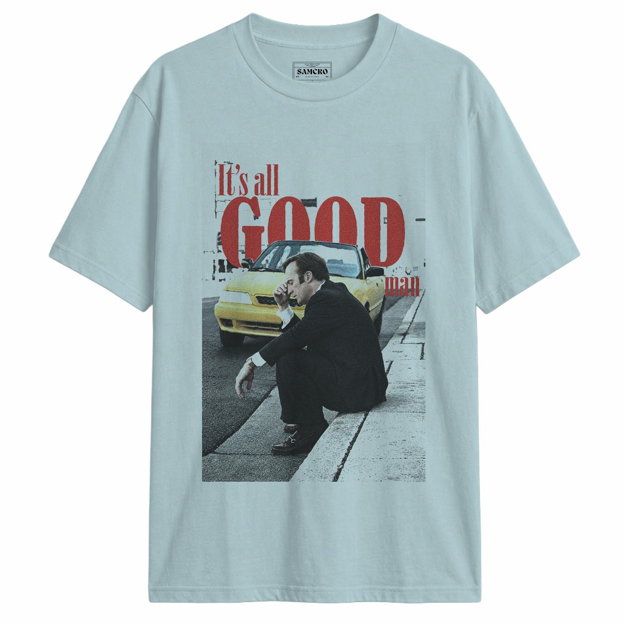 Better Call Saul - It's All Good Man en color Celeste — vista frontal