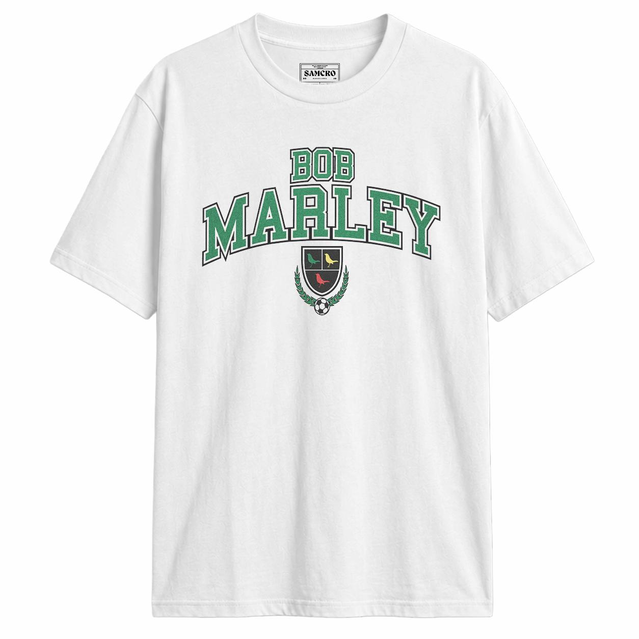 Bob Marley - Collegiate Crest — Blanco