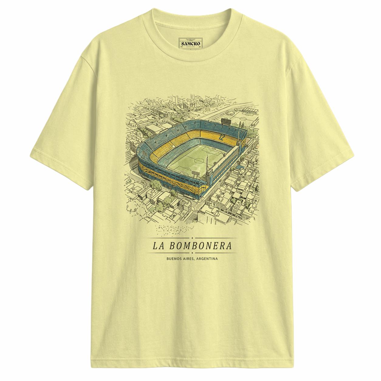 Boca Juniors - La Bombonera Ilustrada — Amarillo