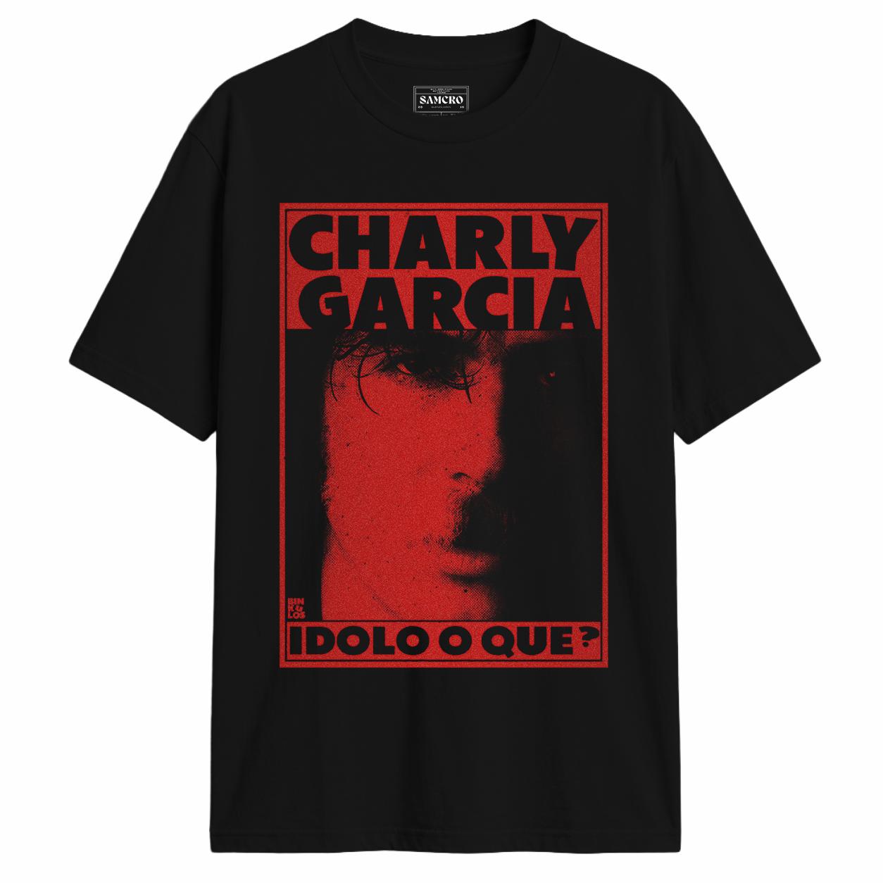 Charly García - Idolo O Que en color Negro — vista frontal