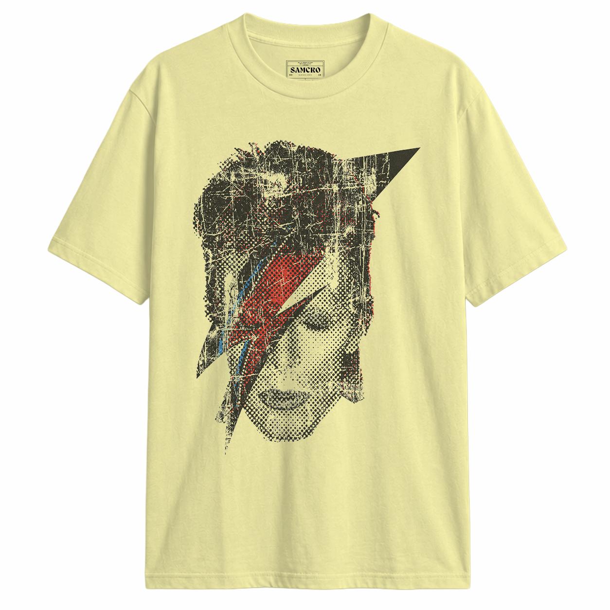 David Bowie - Halftone Flash Face — Amarillo