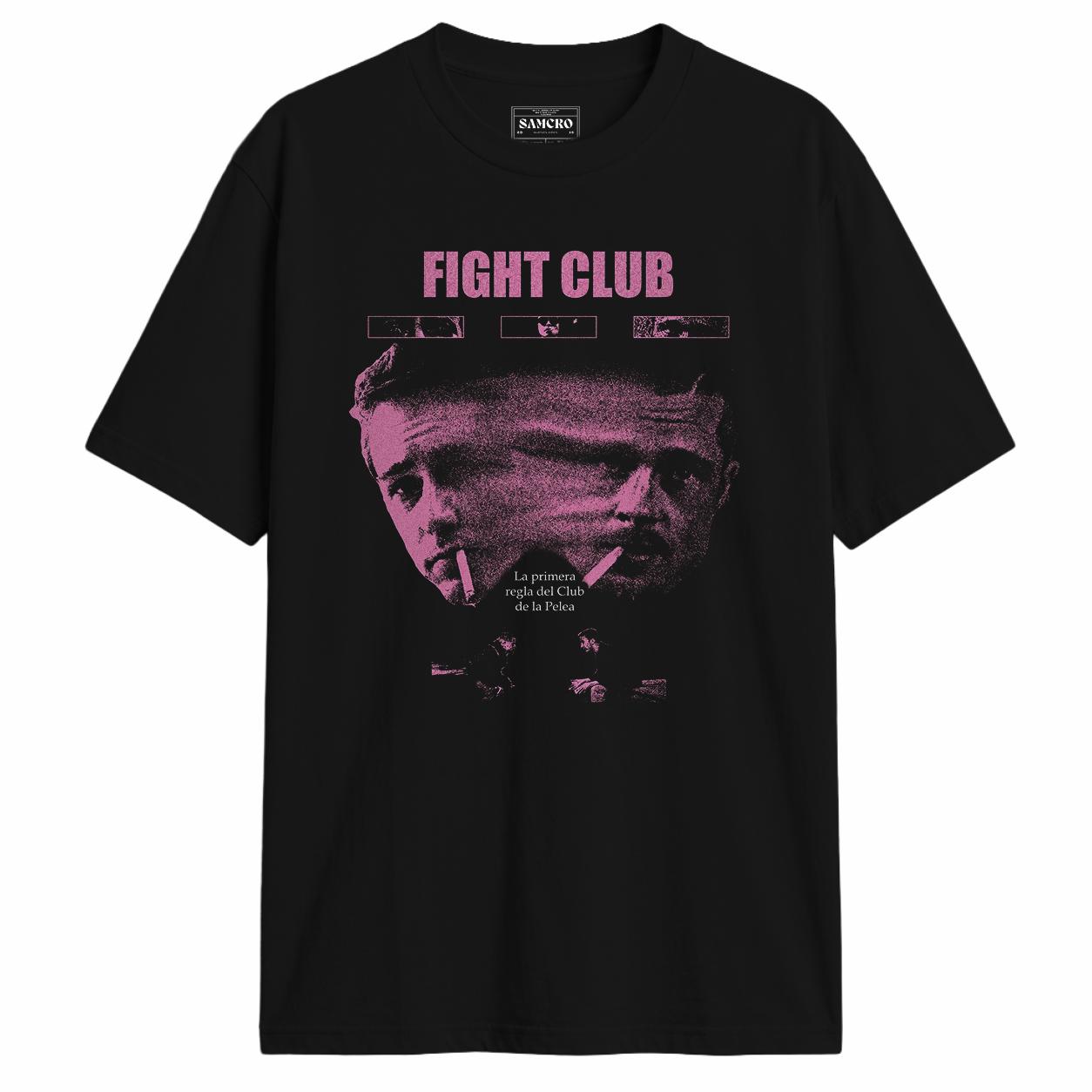 El Club de la Pelea - La Primera Regla en color Negro — vista frontal