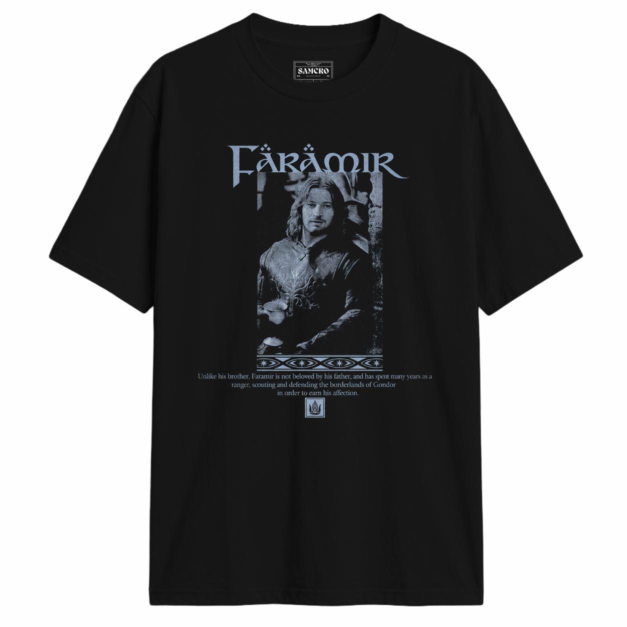 El Señor de los Anillos - Faramir Gondor Portrait en color Negro — vista frontal