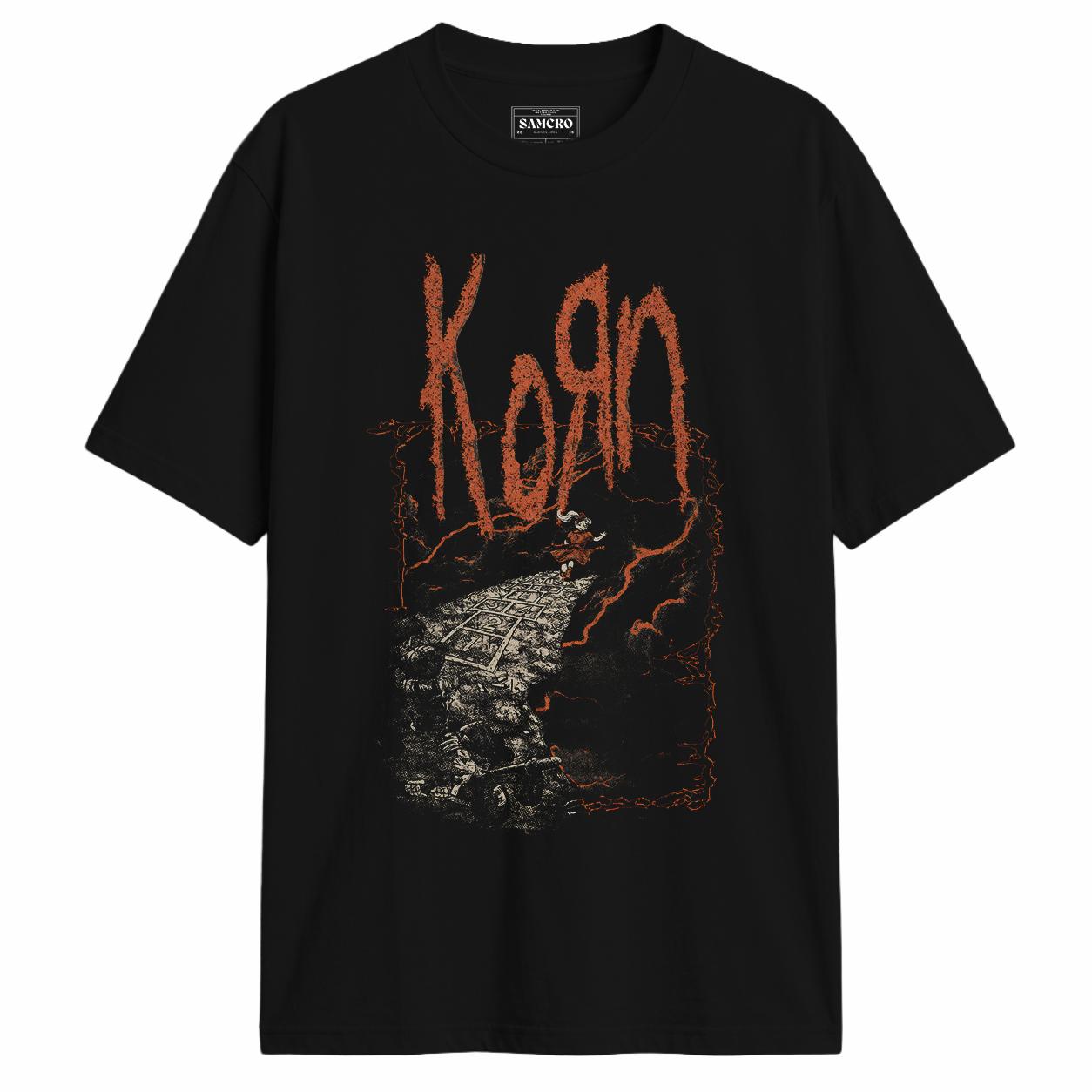Korn - Hopscotch en color Negro — vista frontal