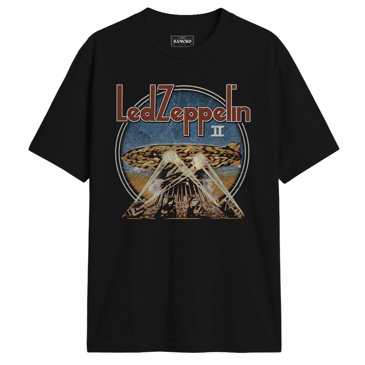 Led Zeppelin - Searchlights en color Negro — vista frontal