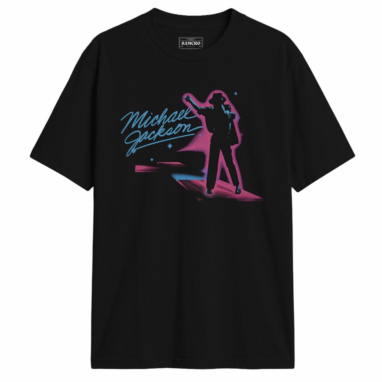 Michael Jackson - Neon Silhouette en color Negro — vista frontal