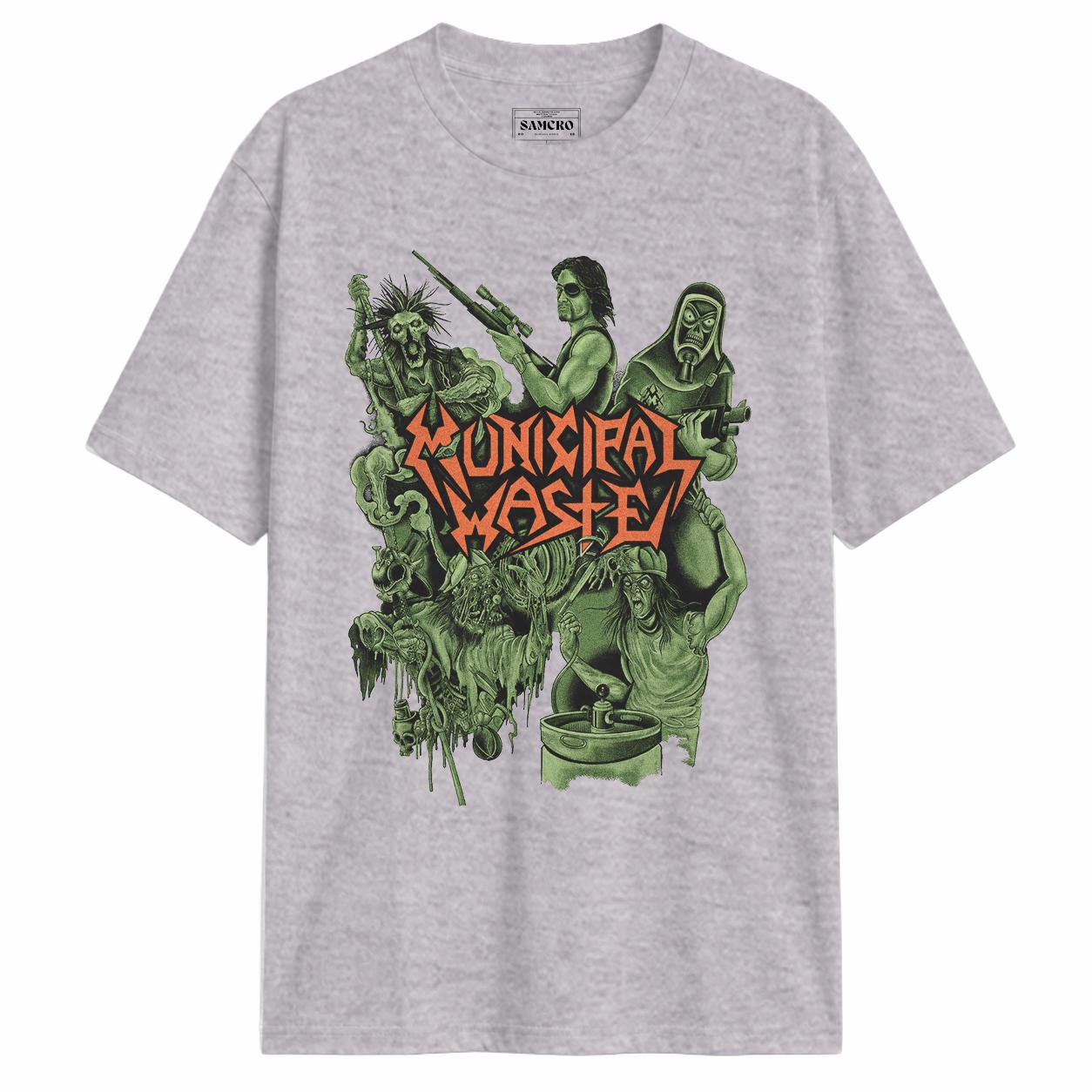 Municipal Waste - Collage Logo — Gris