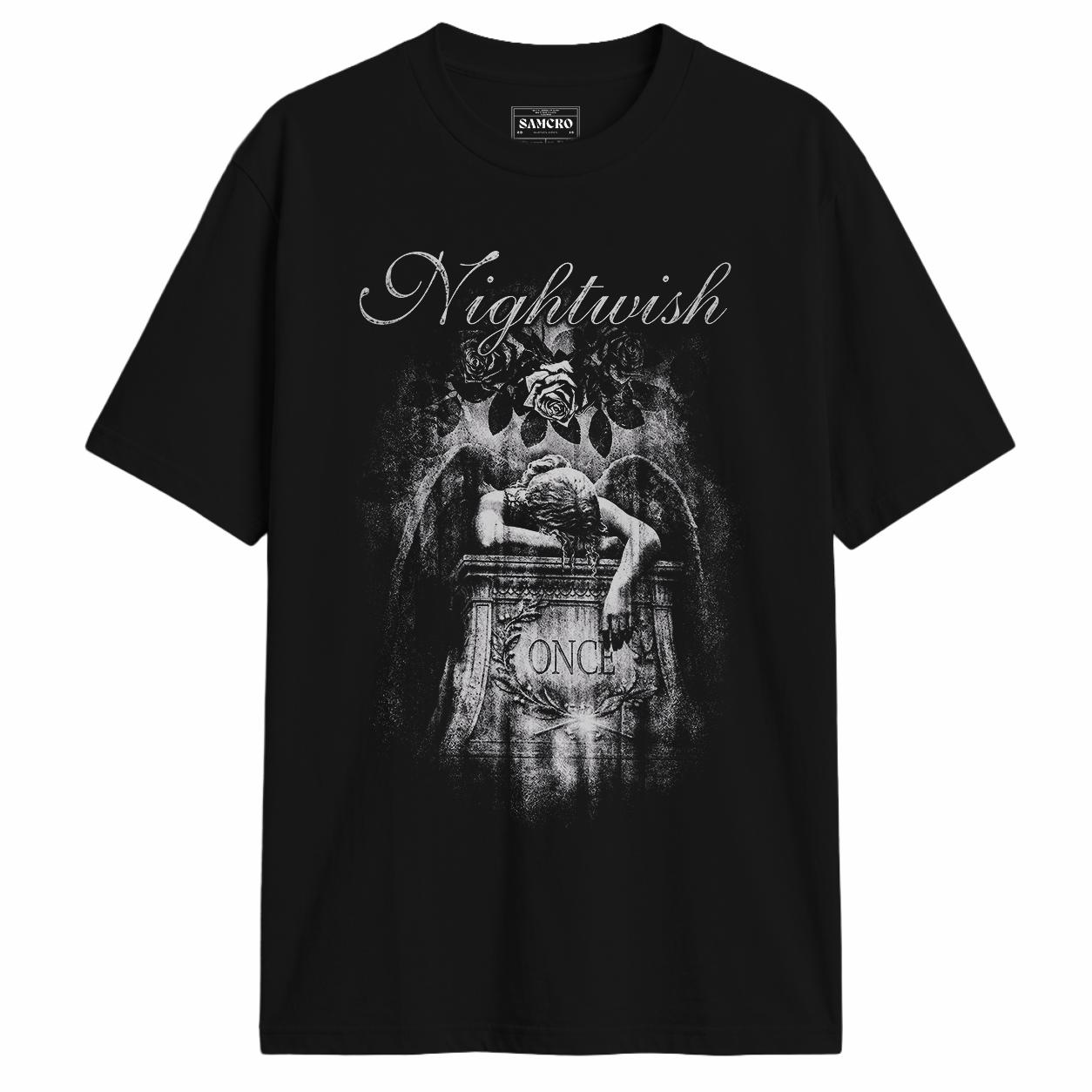 Nightwish - Once Angel Rosas en color Negro — vista frontal