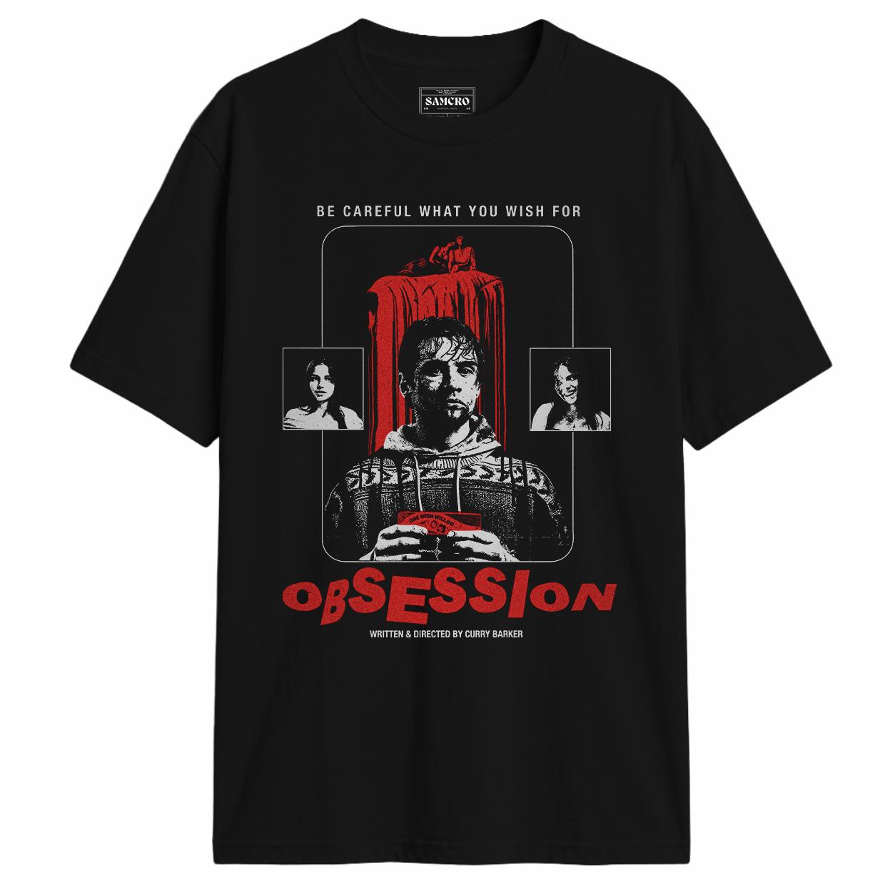 Obsession - Be Careful What You Wish for en color Negro — vista frontal
