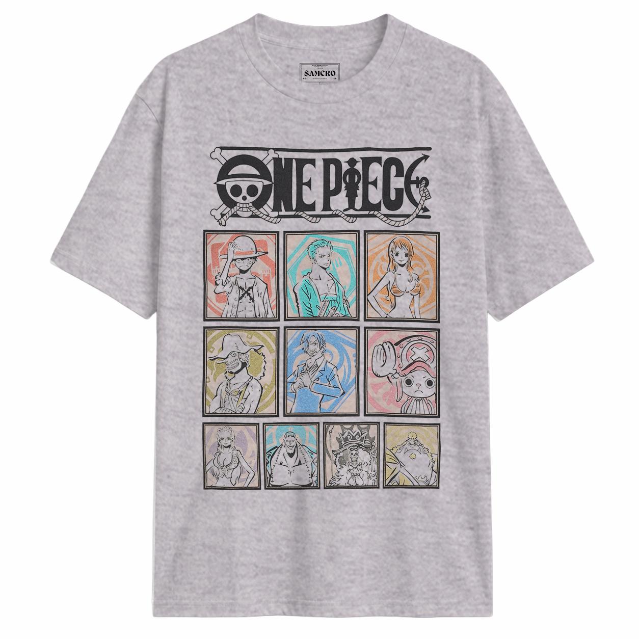 One Piece - Straw Hat Crew Tonal Grid