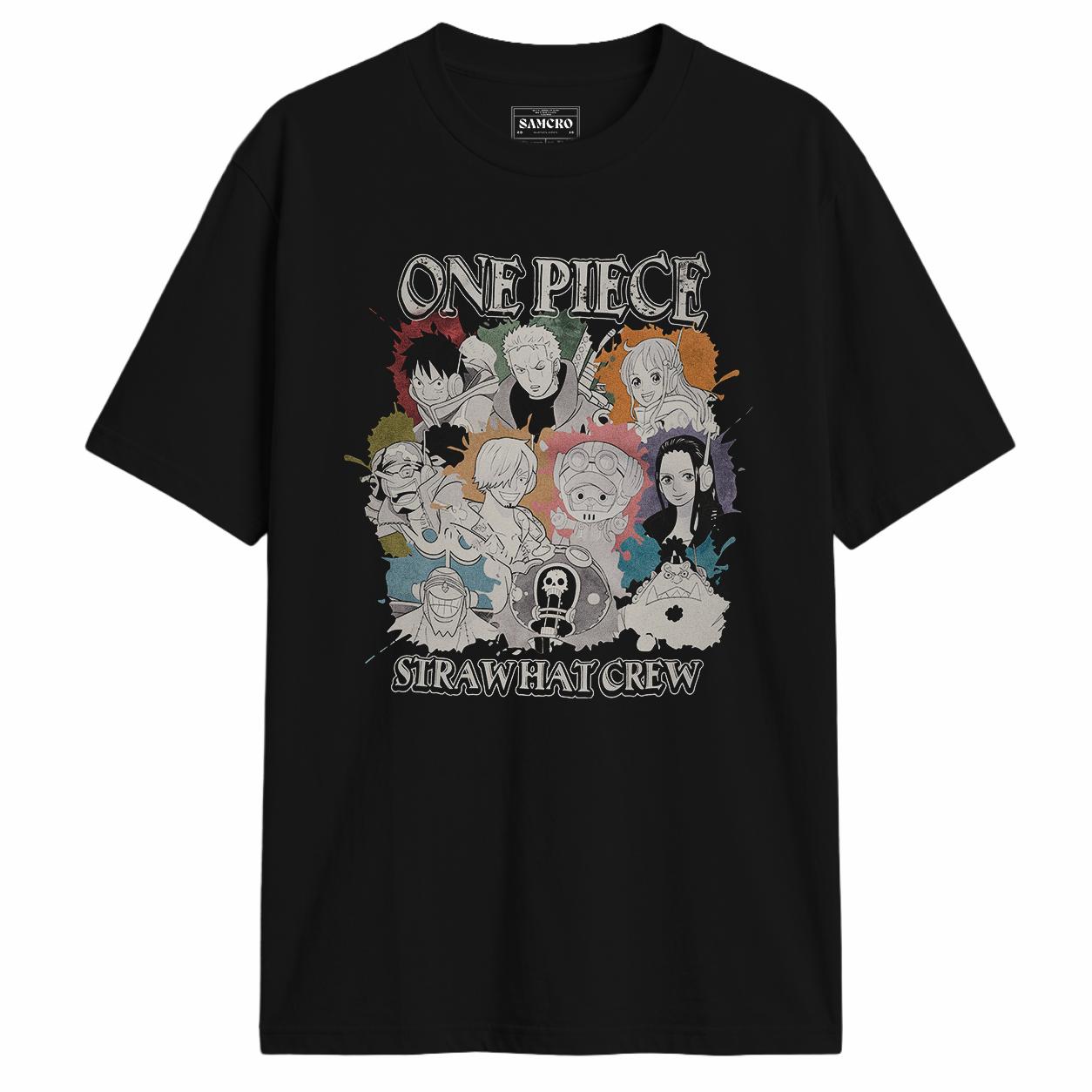One Piece - Straw Hat Pirates Color Splatter