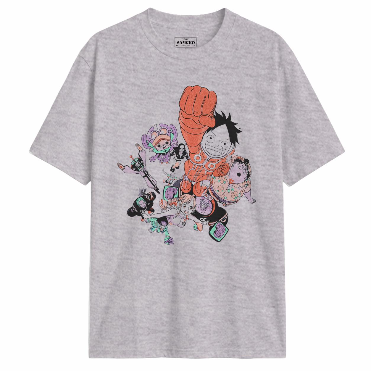 One Piece - Straw Hat Pirates Egghead Tonal — Gris