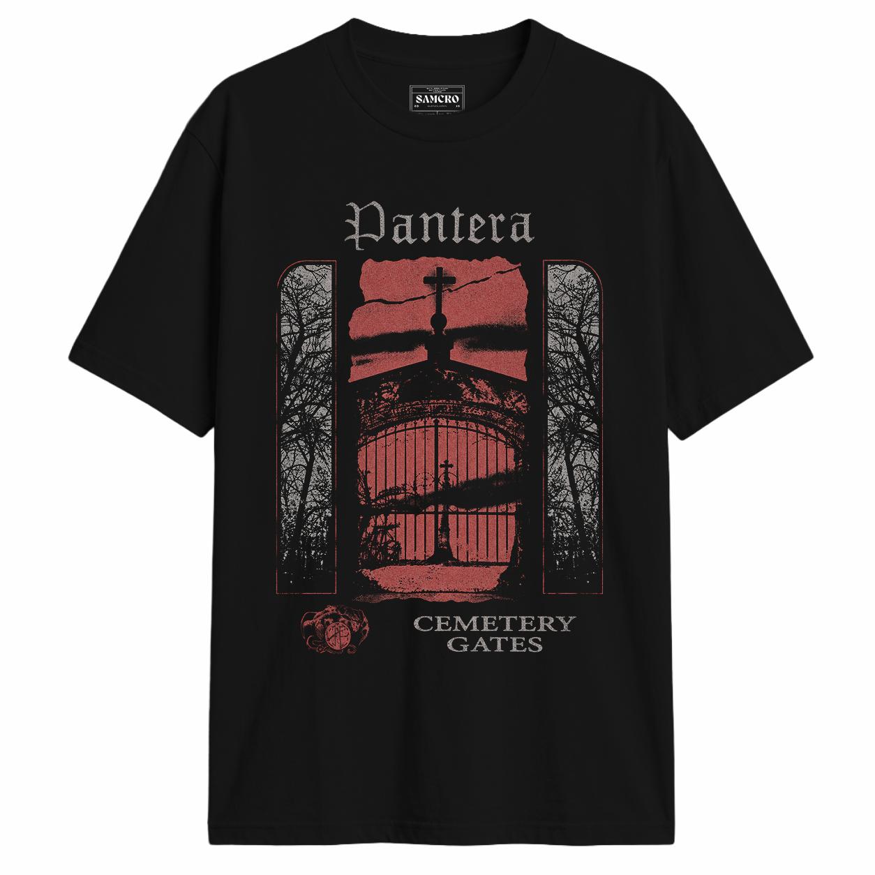 Pantera - Cemetery Gates en color Negro — vista frontal