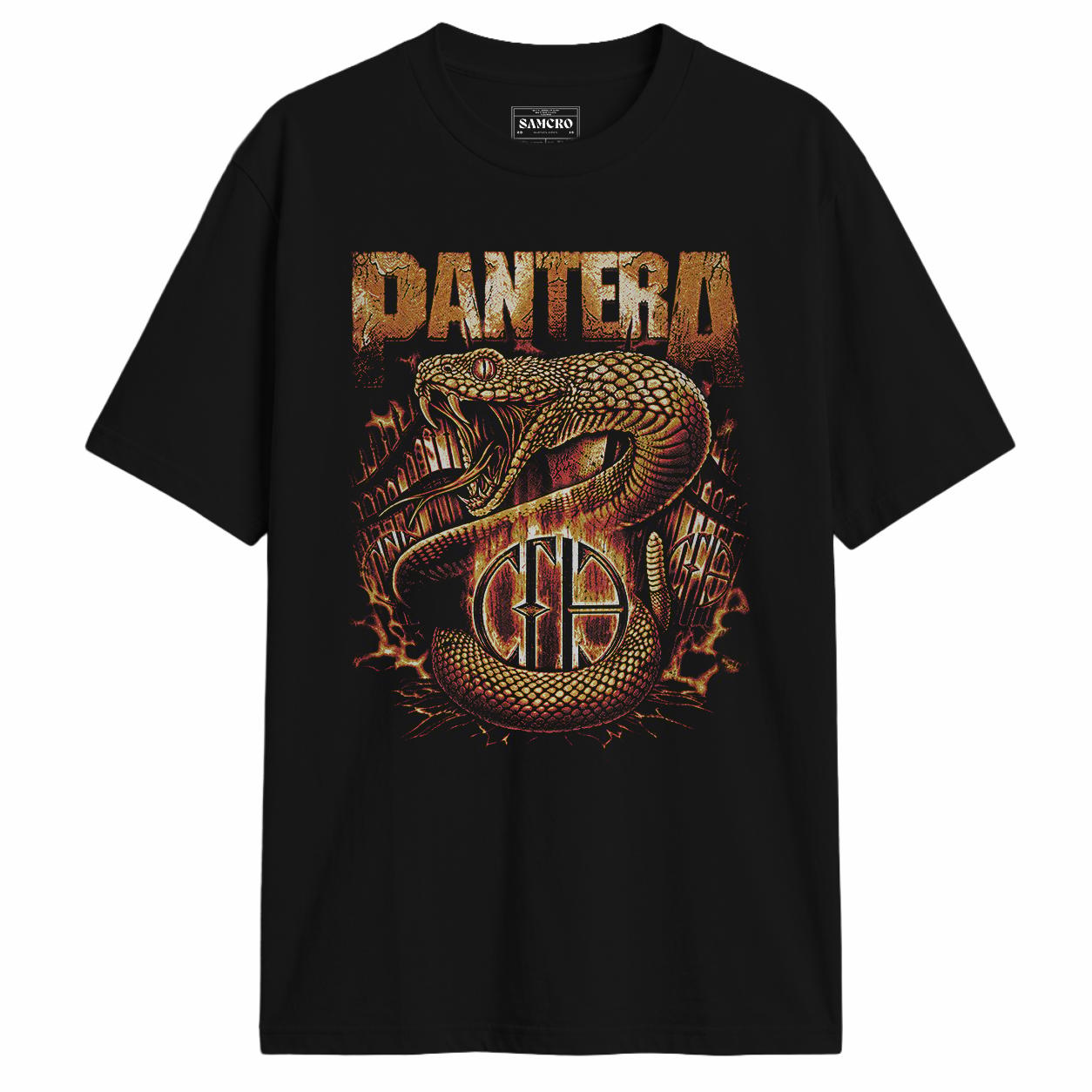 Pantera - Cfh Cobra Flames en color Negro — vista frontal