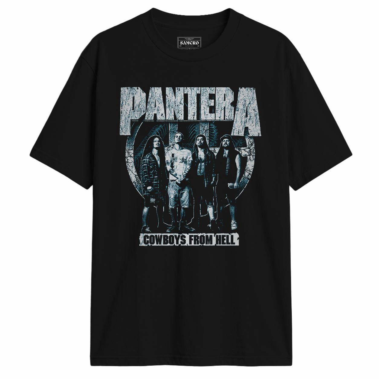 Pantera - Cowboys from Hell Band Photo en color Negro — vista frontal