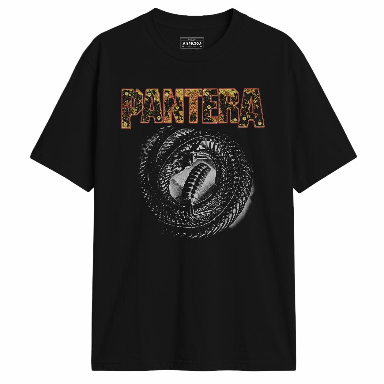Pantera - Trendkill Coiled Snake en color Negro — vista frontal