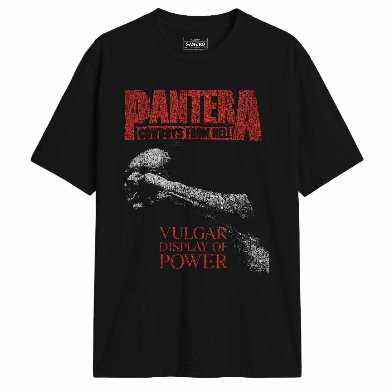 Pantera - Vulgar Display of Power Cfh Logo en color Negro — vista frontal