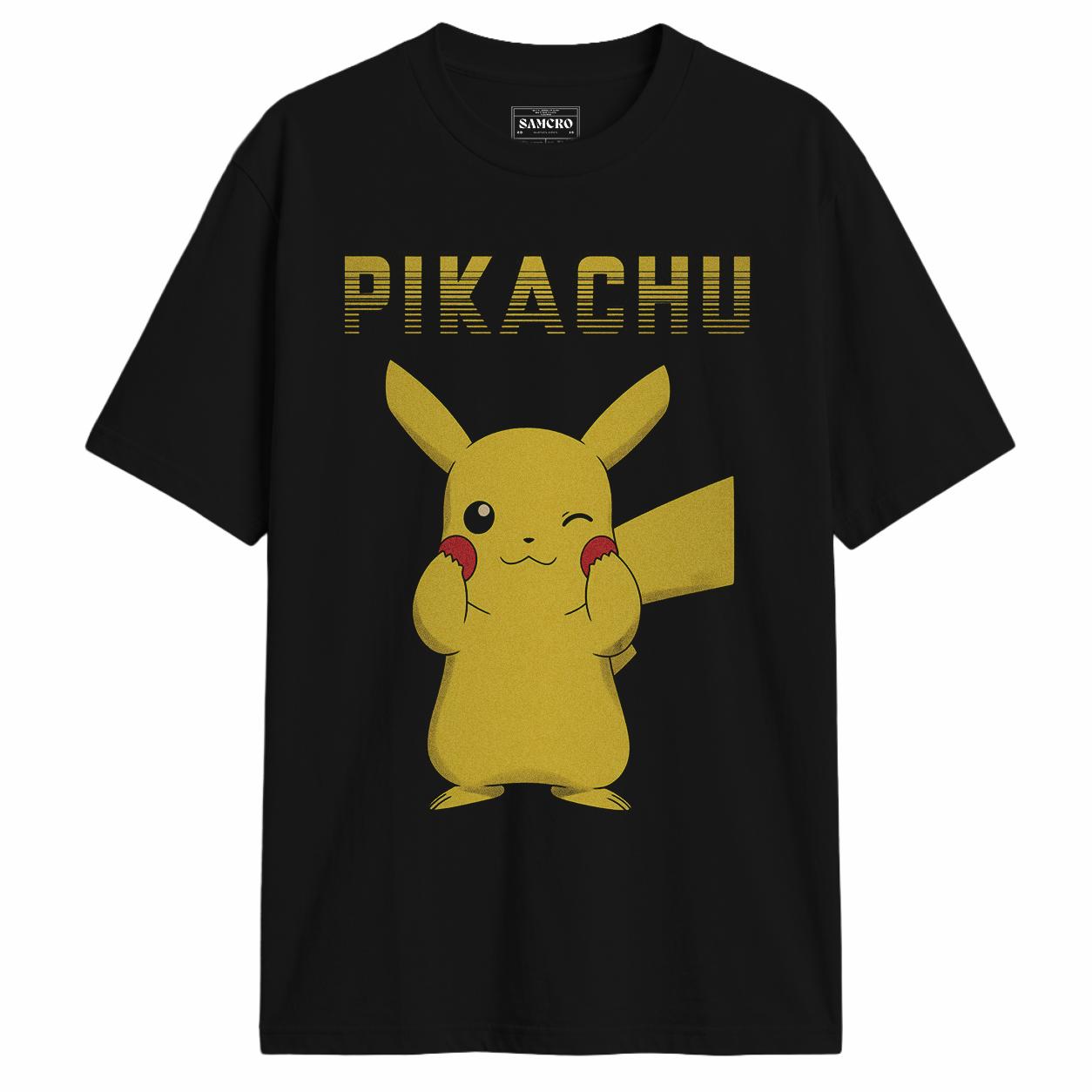Pokemon - Pikachu Dorado Pikachu Manos en Mejillas