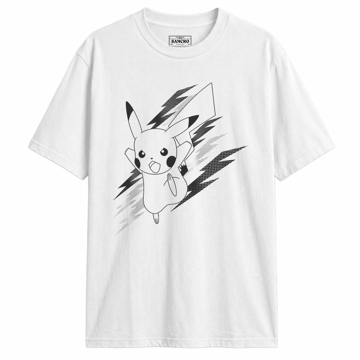Pokemon - Pikachu Lightning — Blanco