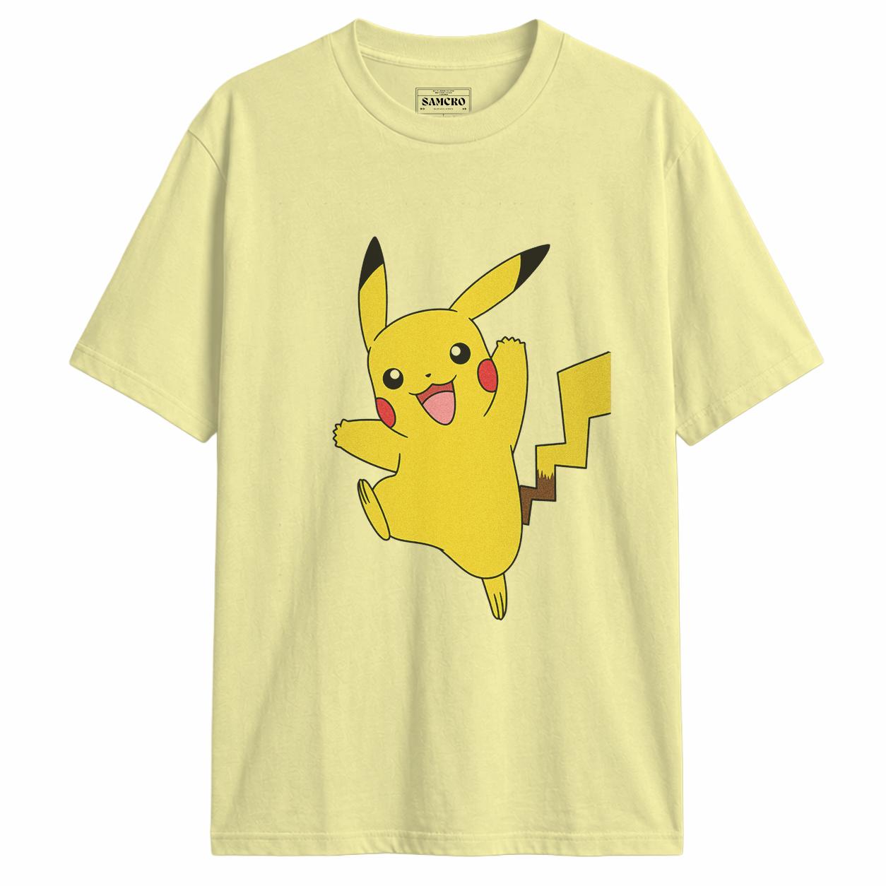 Pokemon - Pikachu Saltando Feliz Sin Texto