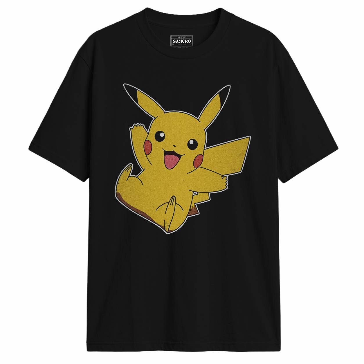 Pokemon - Pikachu Simple Sentado Sin Texto