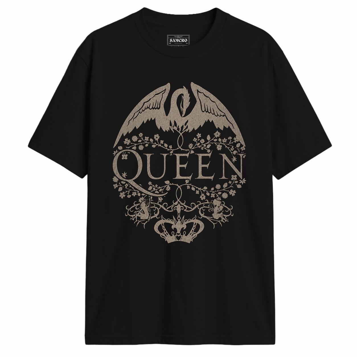 Queen - Floral Crest Mono