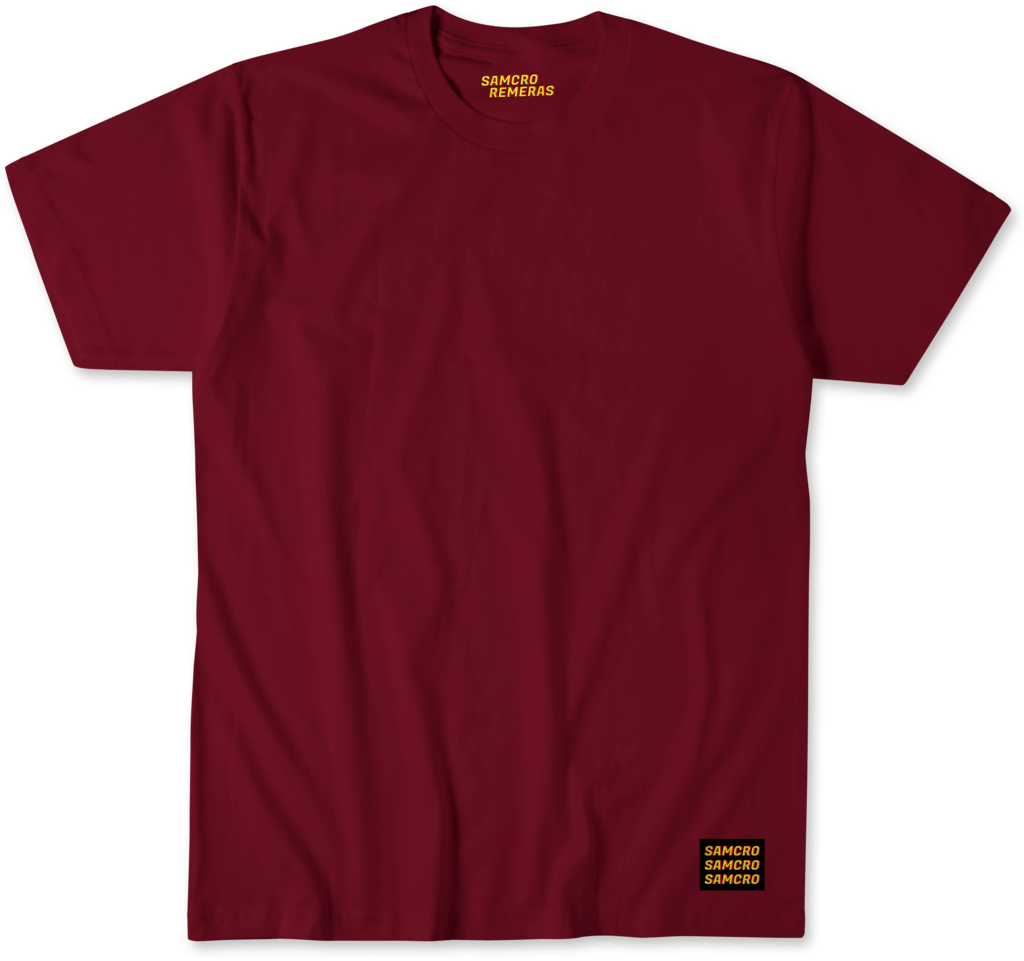 Remera lisa — Bordó