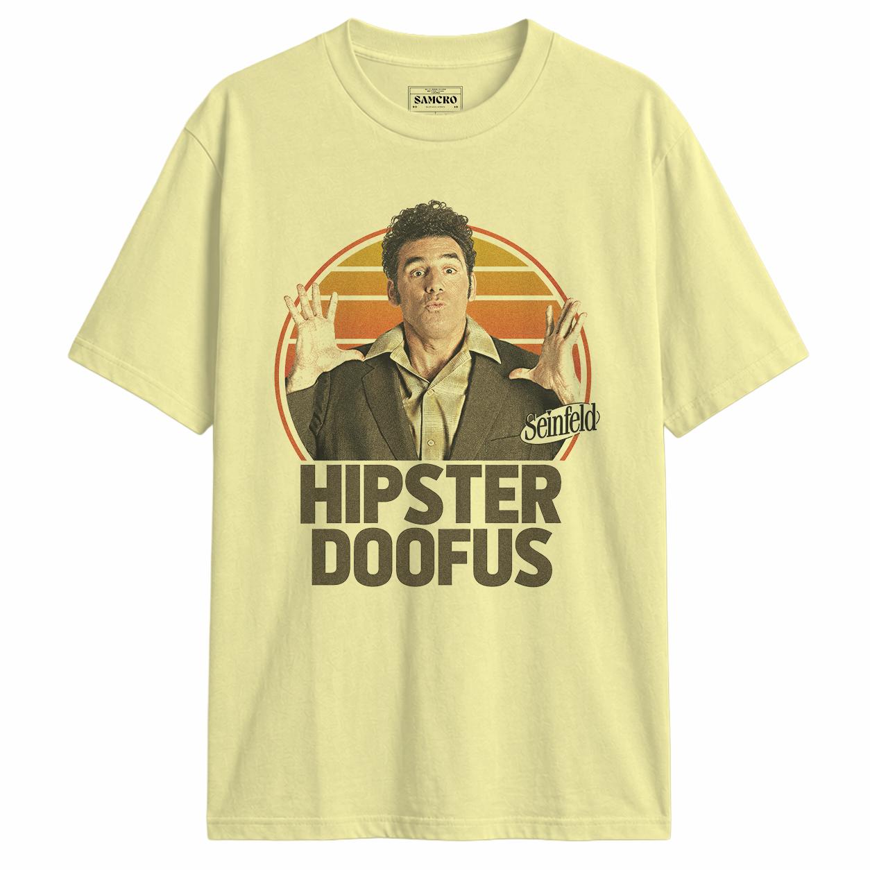 Seinfeld - Kramer Hipster Doofus en color Amarillo — vista frontal