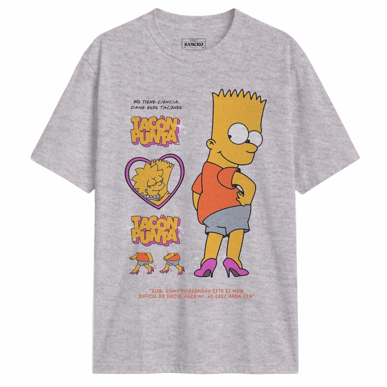 Los Simpson - Bart Tacon Punta — Gris