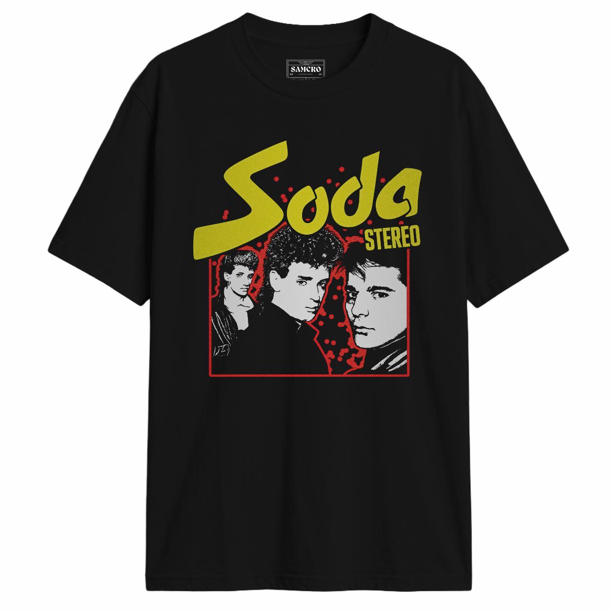 Soda Stereo - Primer Album Portada en color Negro — vista frontal