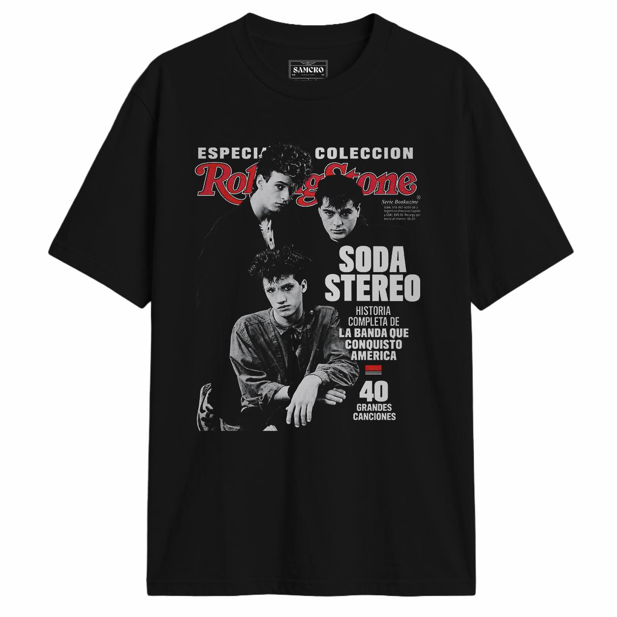 Soda Stereo - Rolling Stone Especial en color Negro — vista frontal