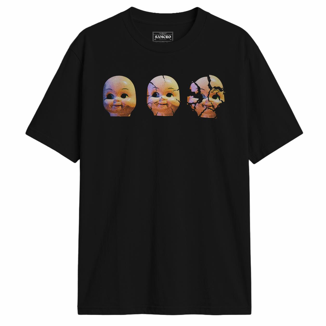 Staind - Doll Heads Breaking en color Negro — vista frontal