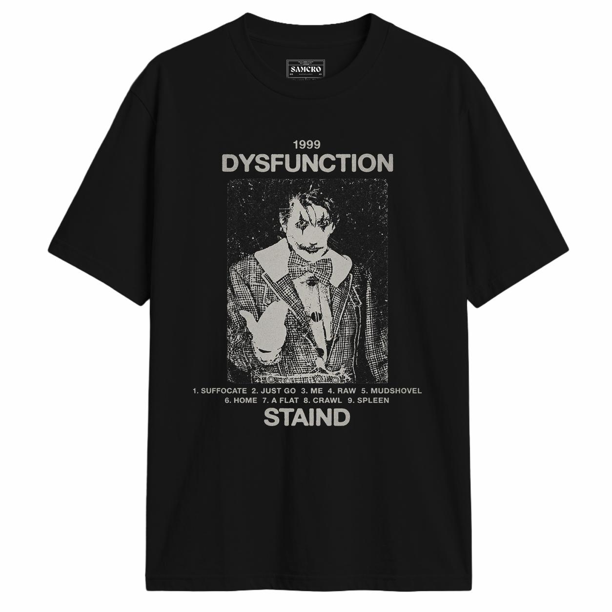 Staind - Dysfunction 1999 en color Negro — vista frontal