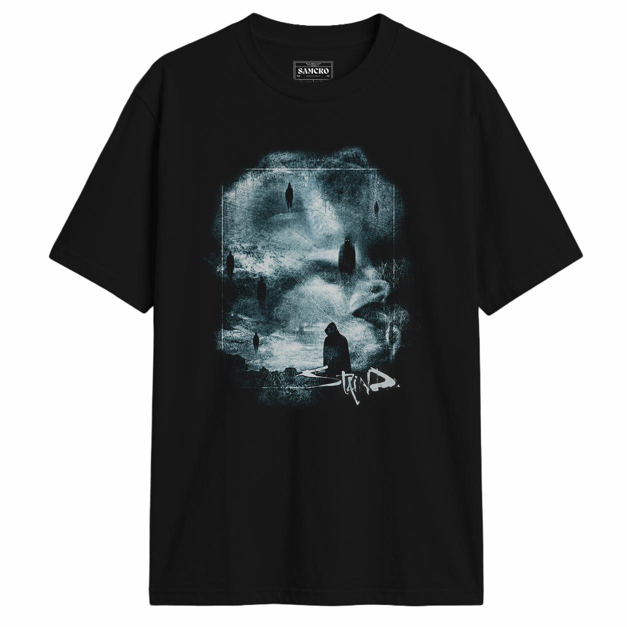 Staind - Hooded Figures Fog en color Negro — vista frontal