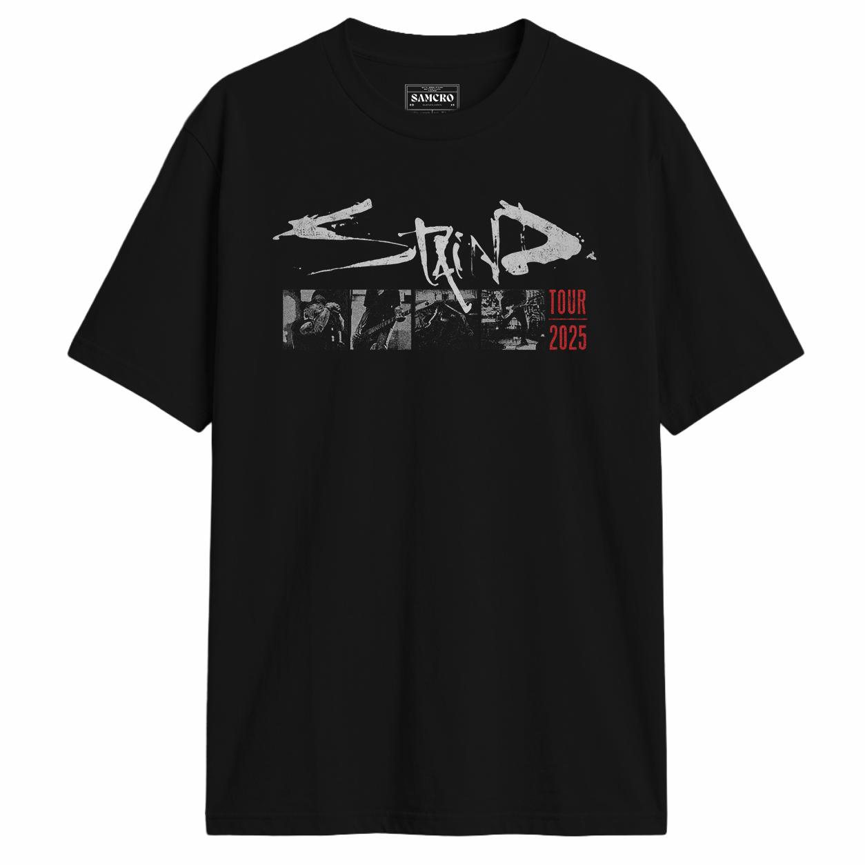 Staind - Isolated Fall 2025 Tour en color Negro — vista frontal