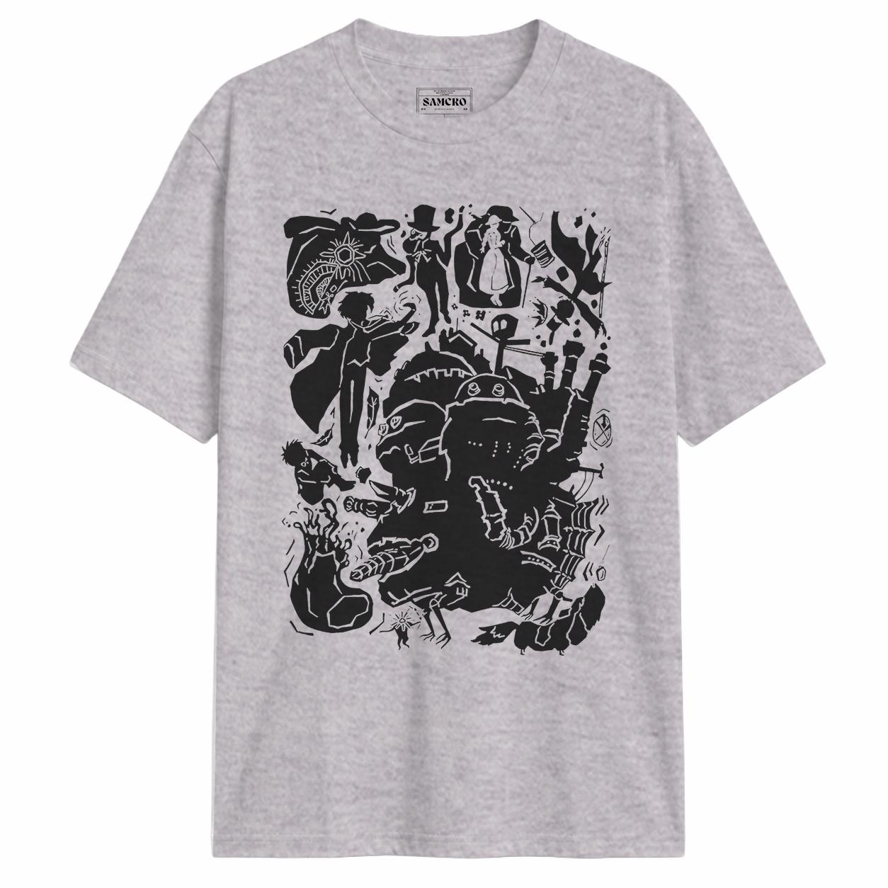 Studio Ghibli - Howl Moving Castle Icons — Gris