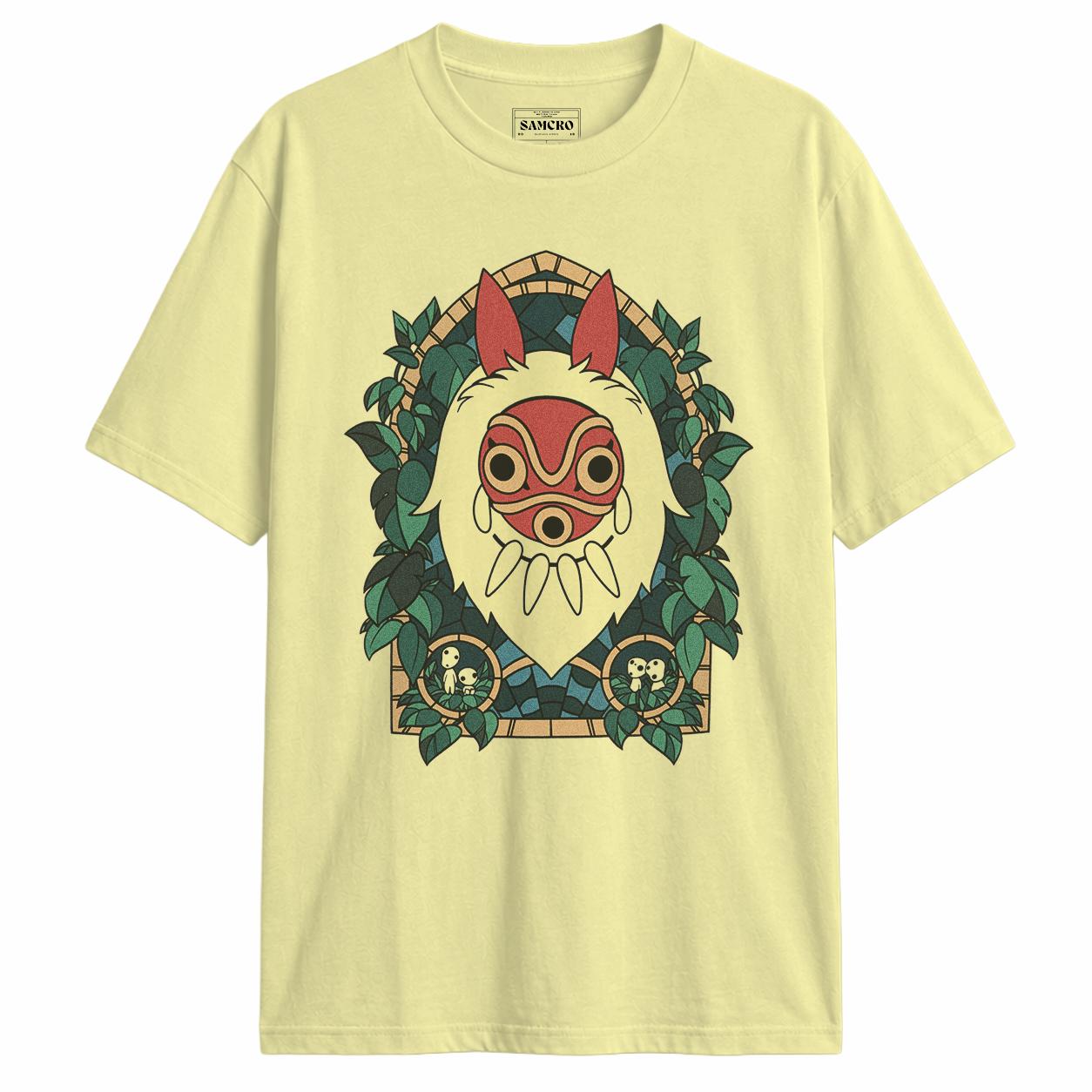 Studio Ghibli - Princess Mononoke San Stained Glass