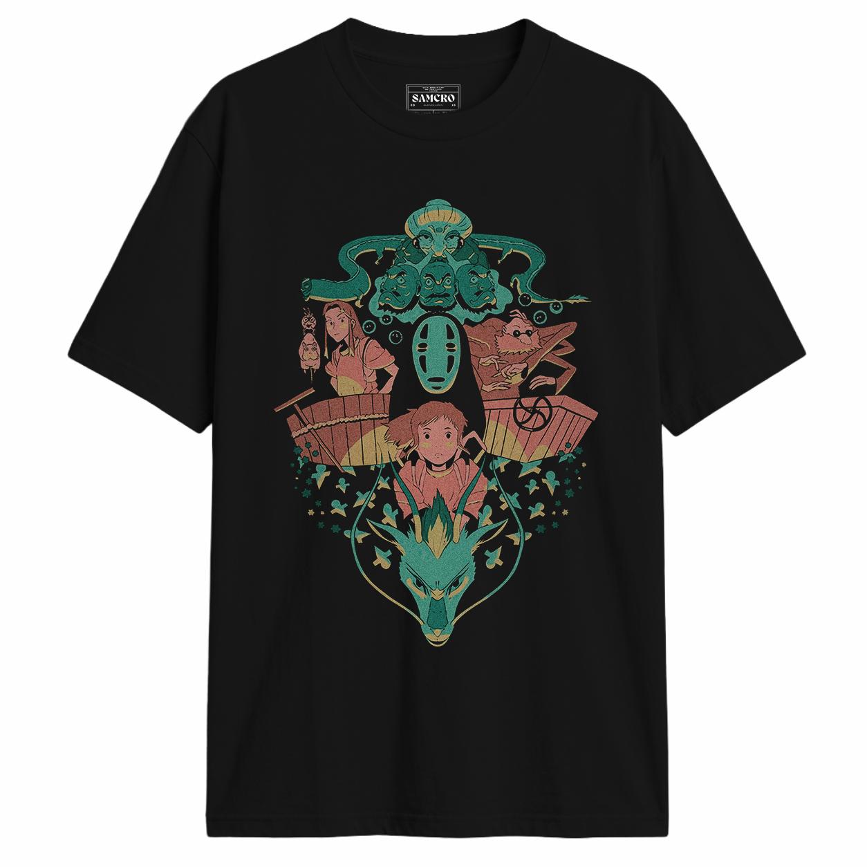 Studio Ghibli - Spirited Away Chihiro and no Face Group Crest