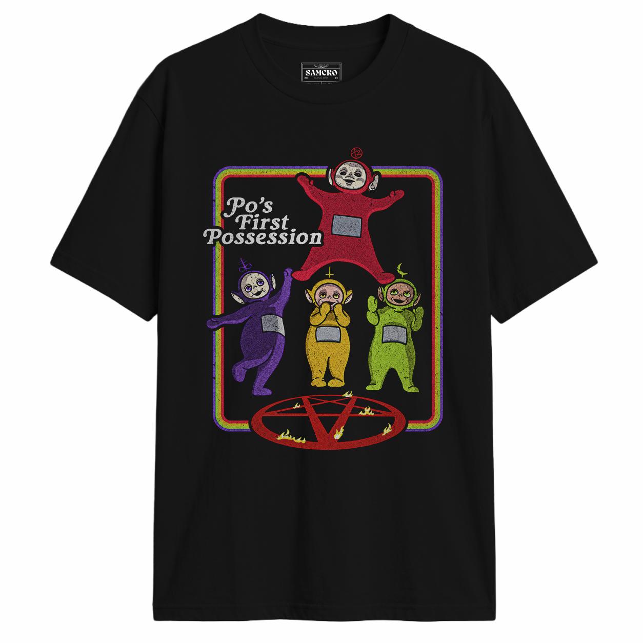 Teletubbies - Po First Possession en color Negro — vista frontal