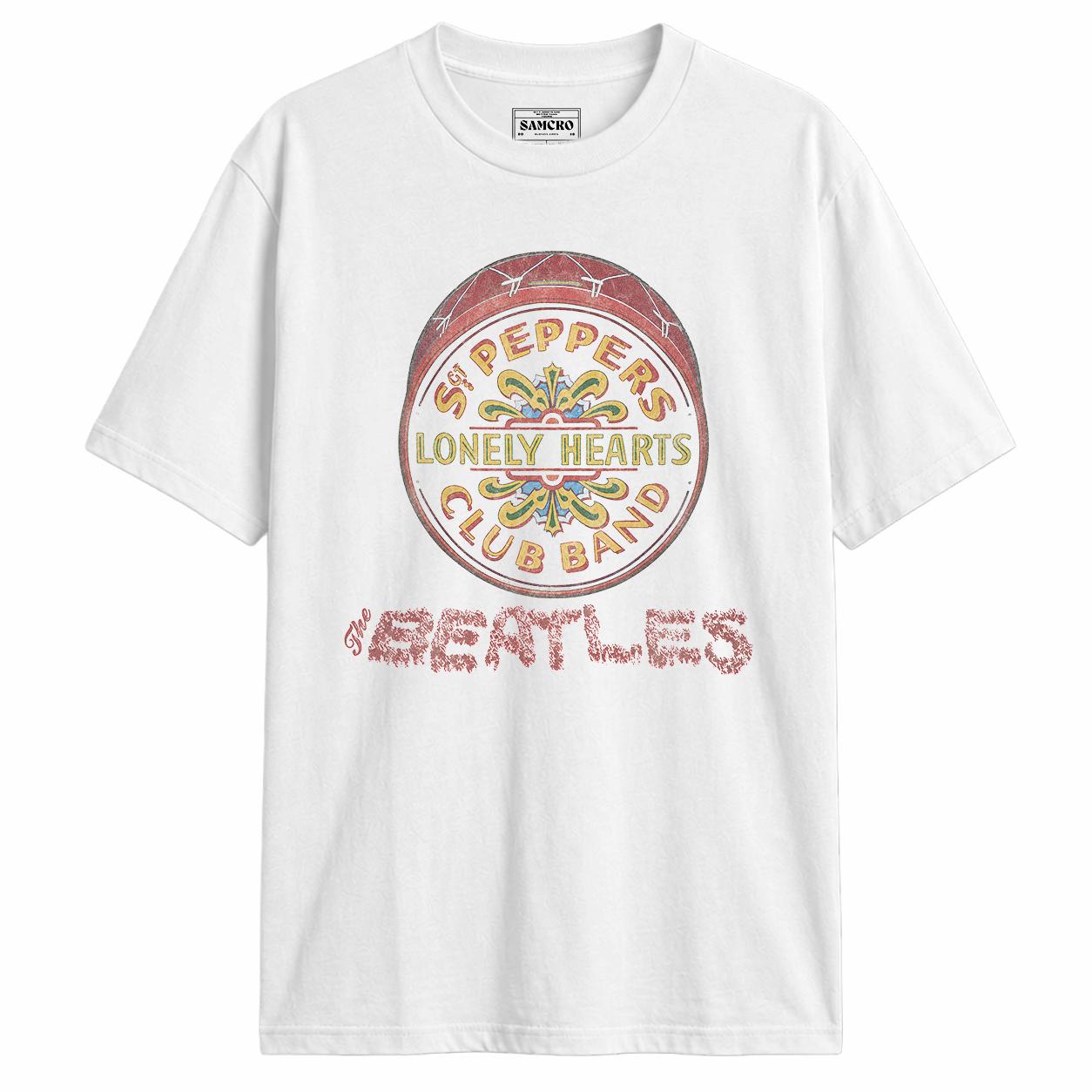 The Beatles - Flowers Logo and Drum