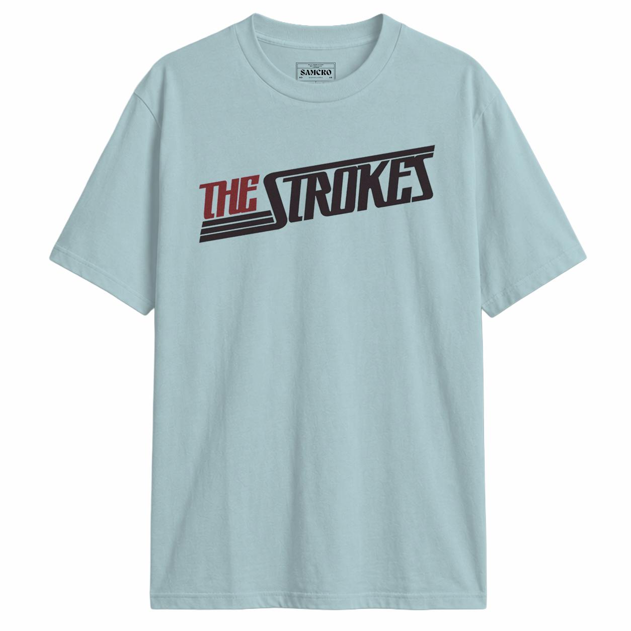 The Strokes 1 en color Celeste — vista frontal