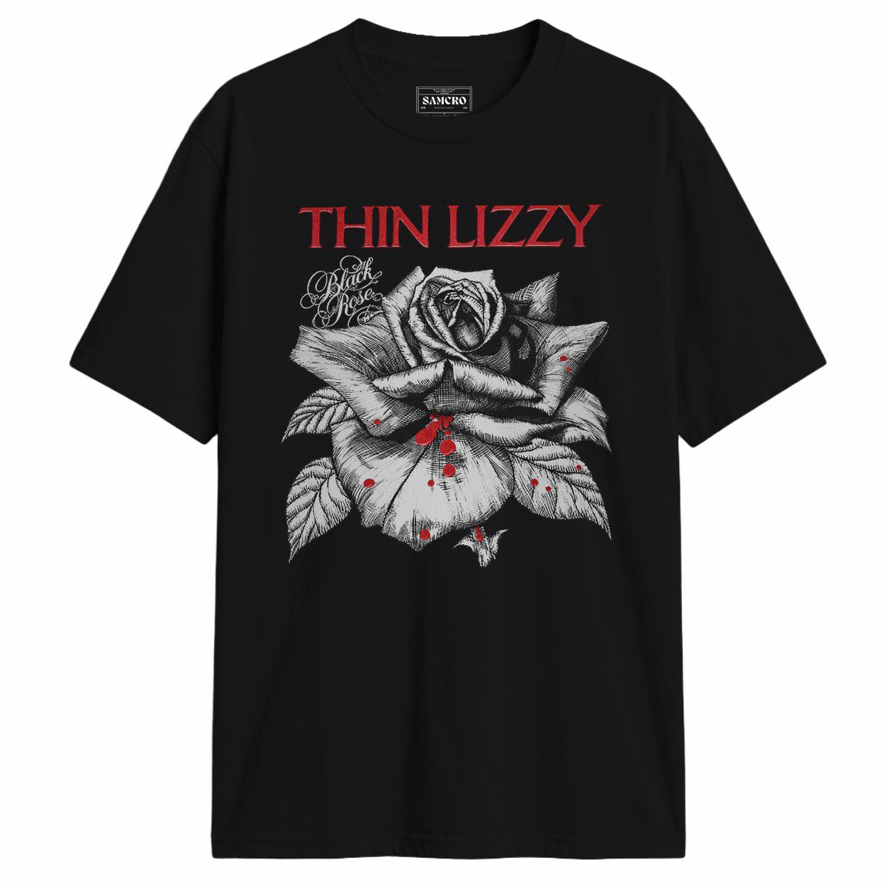 Thin Lizzy - Black Rose Bn en color Negro — vista frontal