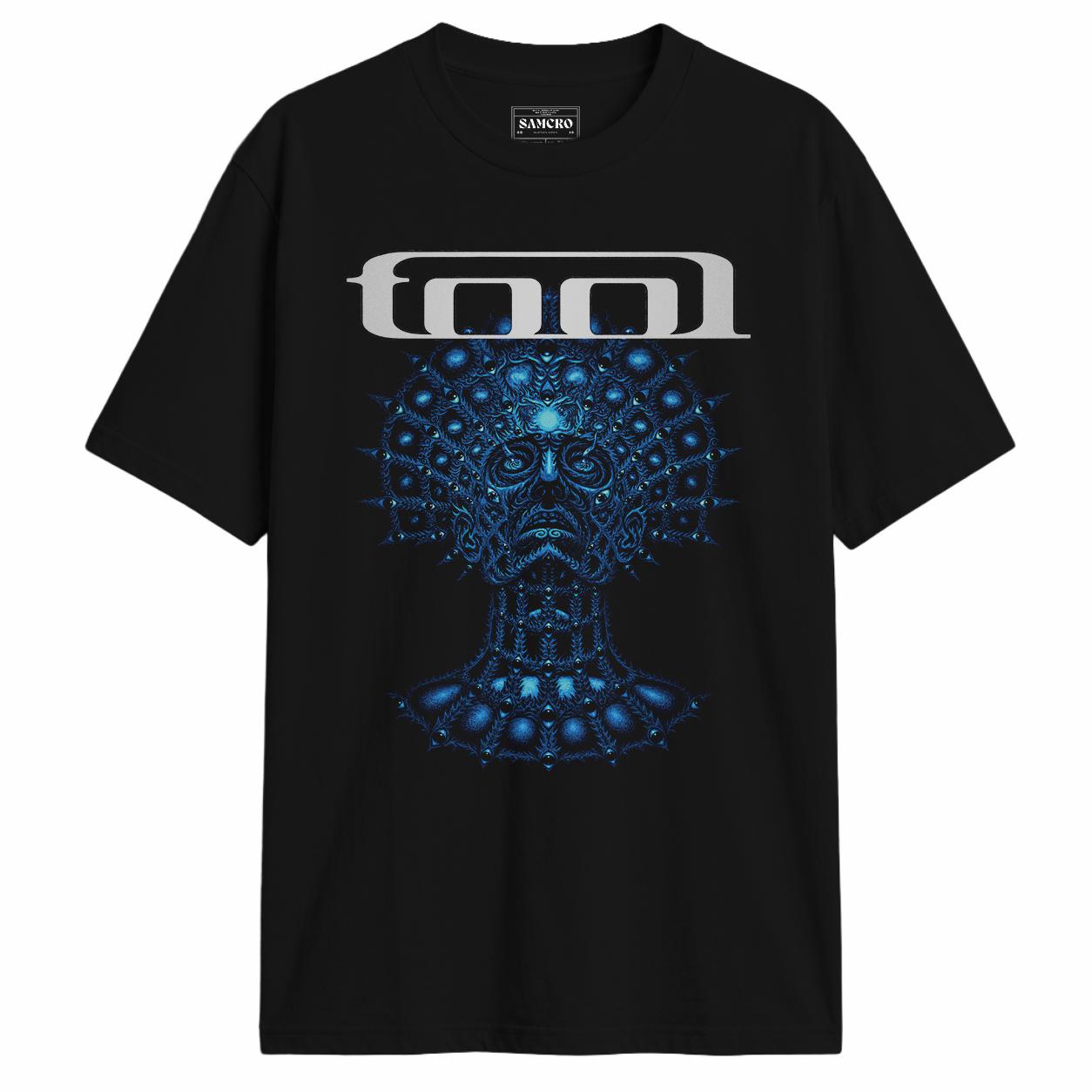 Tool - 10000 Days Azul en color Negro — vista frontal