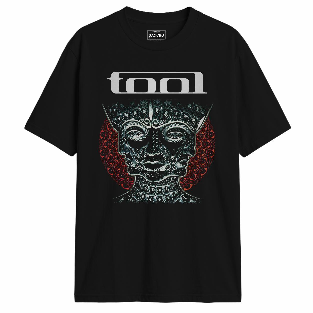 Tool - 10000 Days Halo Rojo en color Negro — vista frontal