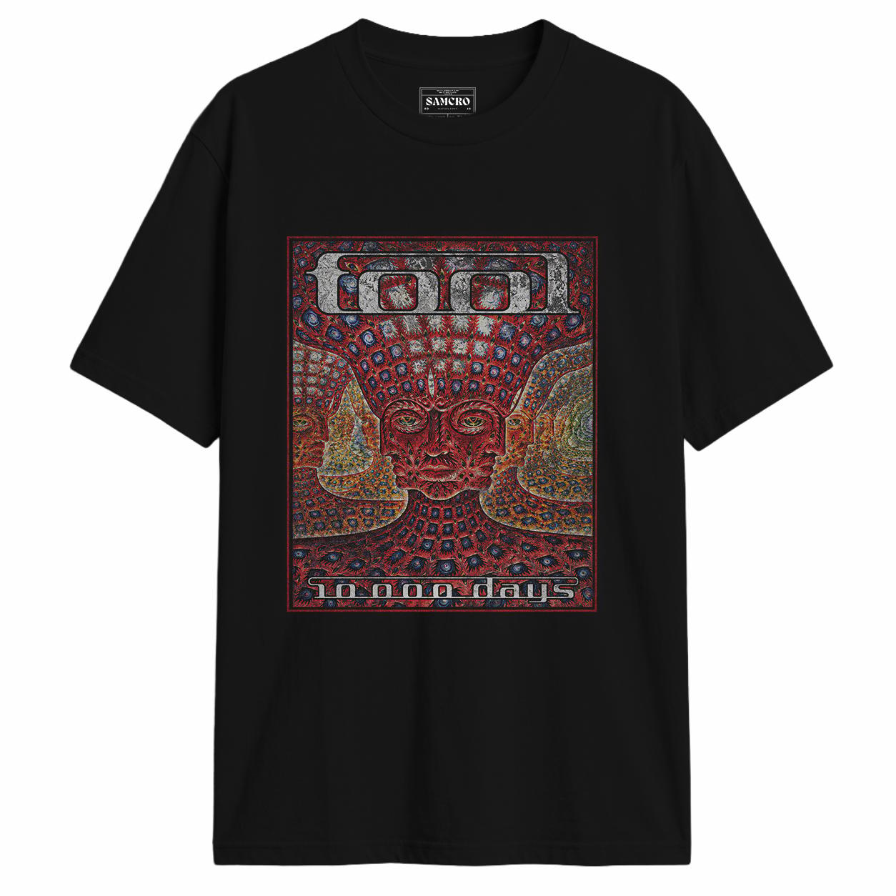 Tool - 10000 Days Vintage en color Negro — vista frontal