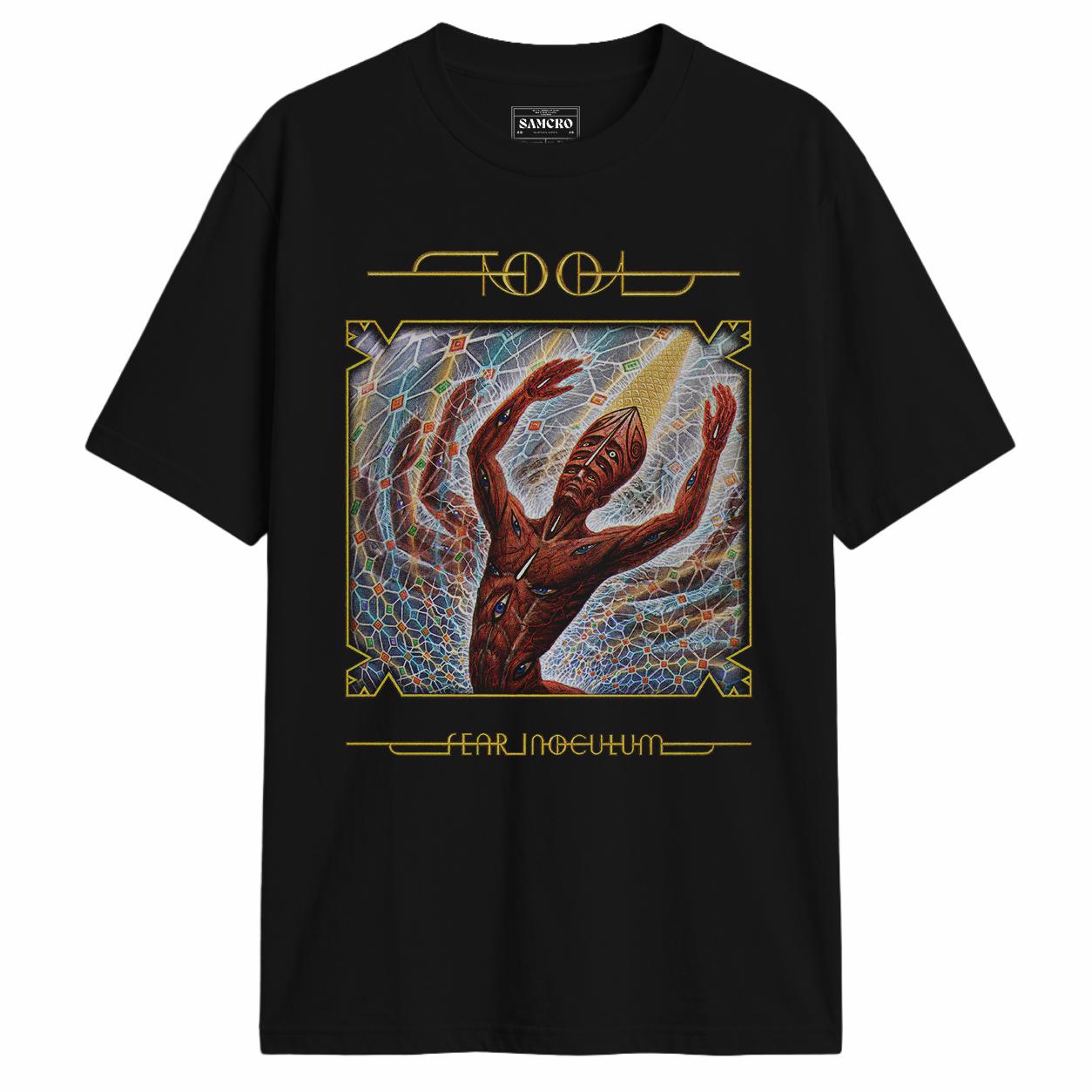 Tool - Fear Inoculum en color Negro — vista frontal